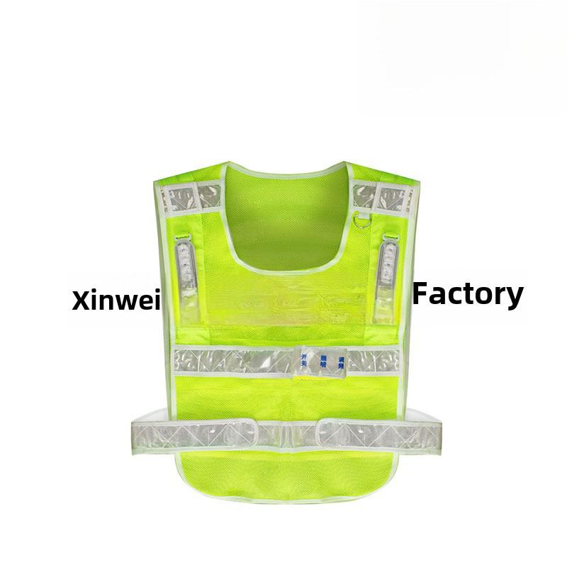High-Visibility Reflective Safety Vest for Traffic and Construction Workers