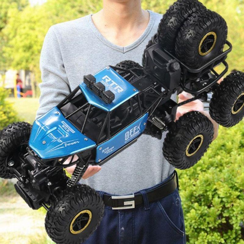 Большой радиоуправляемый внедорожник-скалолаз 4WD/6WD из сплава для детей - Перезаряжаемый