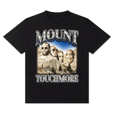 Футболка Mount Touchmore Мужская и Женская с коротким рукавом Хлопковые футболки высокого качества Уличная одежда высокого качества Топы Y2K Летняя футболка