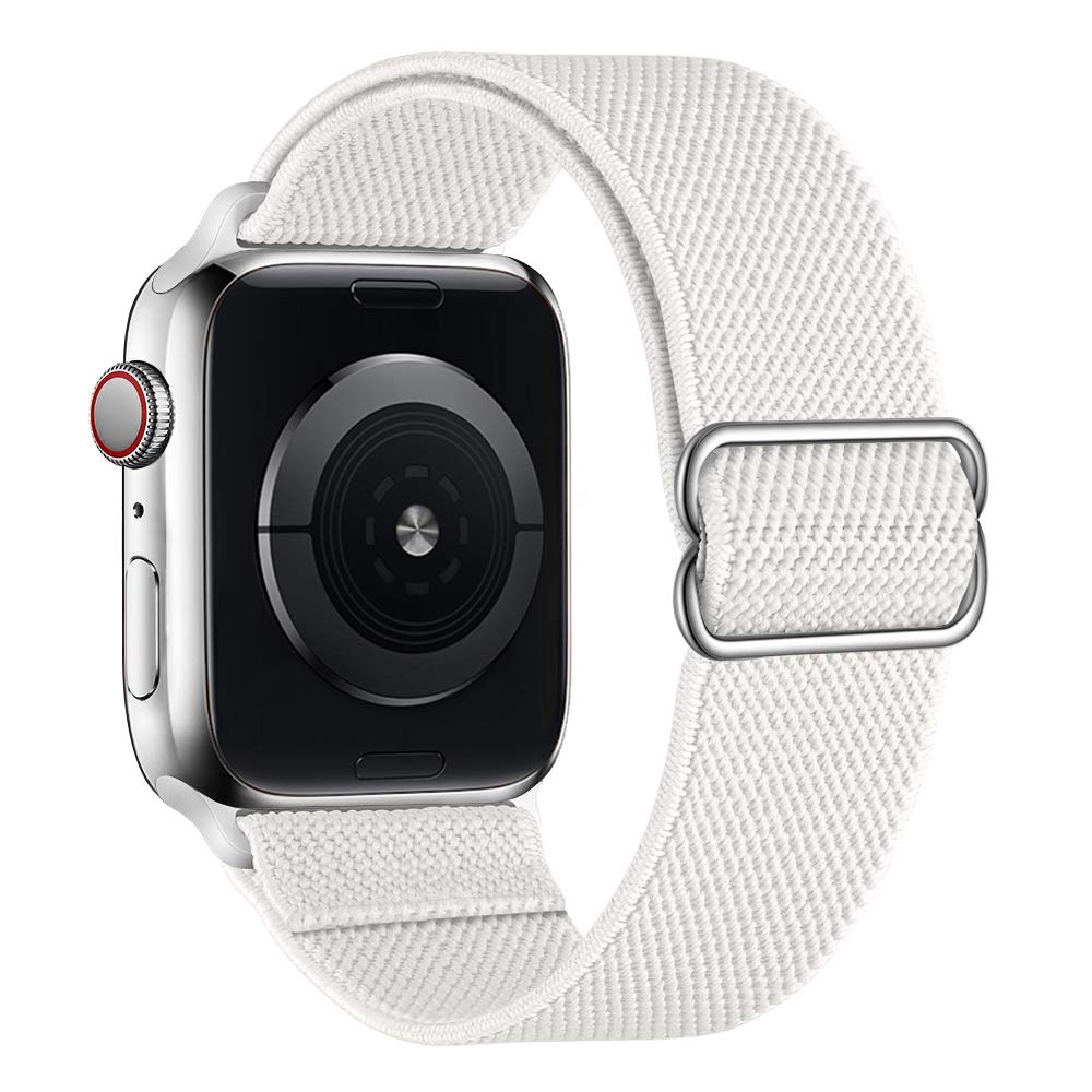 Эластичная петля Solo Loop, совместимая с ремешками Apple Watch 44 мм, 42 мм, 40 мм, 38 мм, регулируемый эластичный спортивный нейлоновый ремешок для серии iWatch