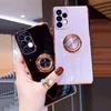 Роскошный чехол для телефона Samsung Galaxy A52 A52S 5G A72 A53 S21 S22 Ultra S20 FE Note 20 9 S10 10 Plus A 53, чехол с кольцом-держателем