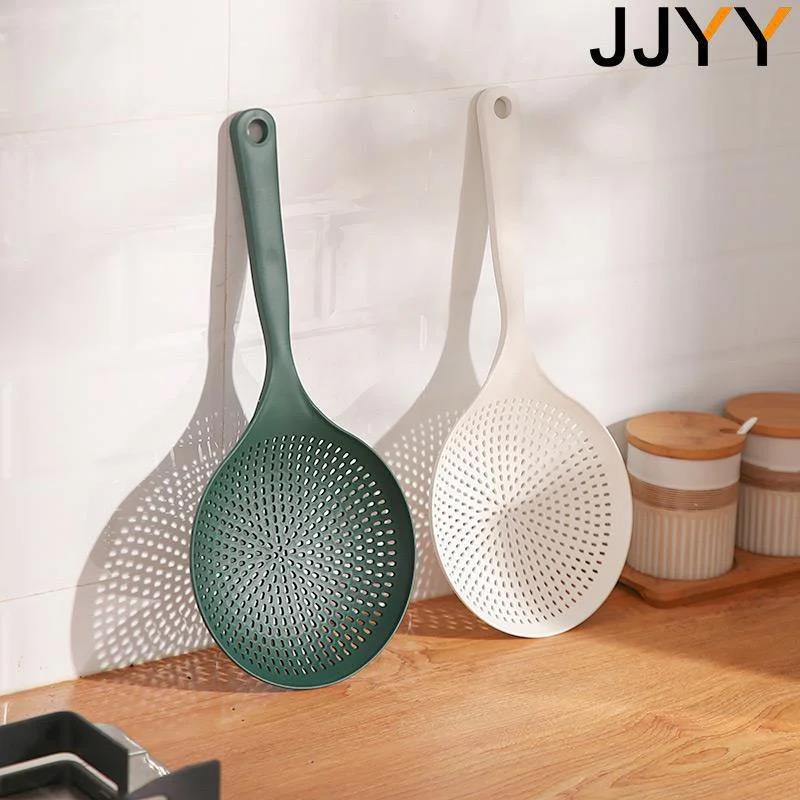 Large Scoop Colanders Strainers Skimmer Slotted Spoon Kitchen Strainer Ladle With Long Handle Stonego Kitchen Cooking Tools6