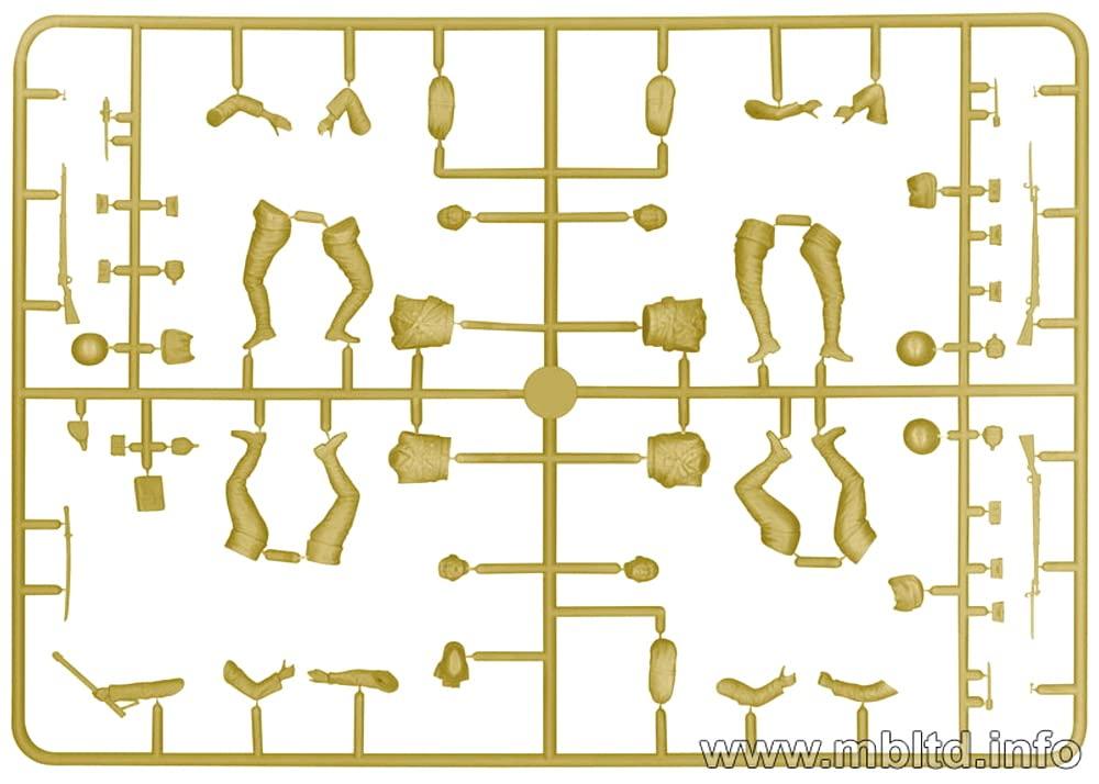 Master Box Масштаб 1/35 Японская морская пехота Битва за Тараву, Сцена штурма, 1943, Пластиковый набор для сборки (4 фигуры) MB35042