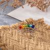 Rotatable Colorful Beads Ring Stress Anxiety Relief Open Adjustable Men Women Finger