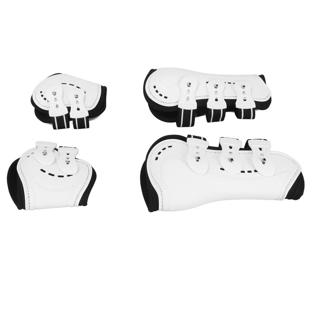 Horse Tendon Boots Shock Absorbing Adjustable Horse Front Hind Boots Fetlock Boots for Leg