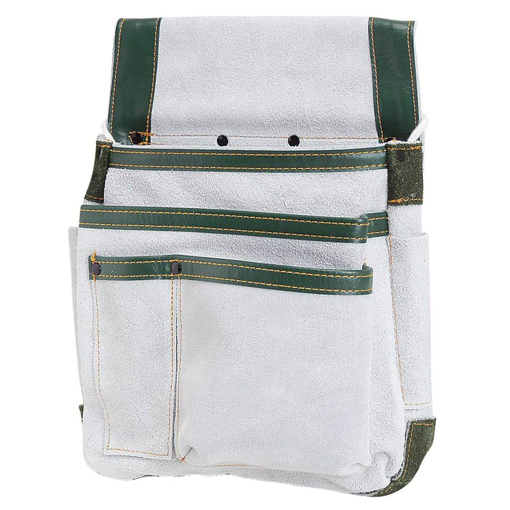 SK11 Leather Nail Pouch with Gusset, Durable, SMK-350