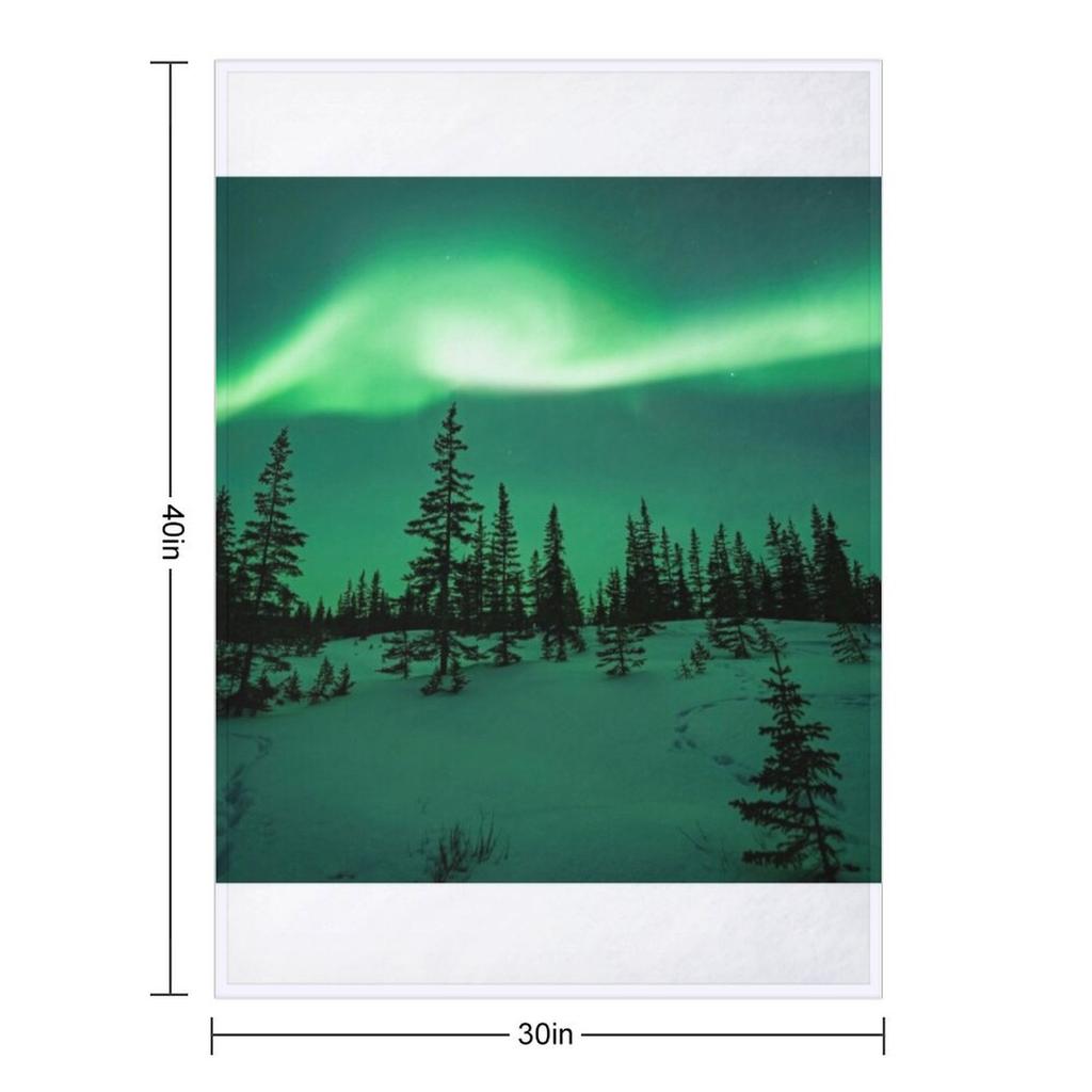 Silent Forest Throw Blanket Decorative Throw Shaggy Hairy Fashion Sofas Blankets