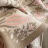 Gentle Lady Style Floral French Imitation Cashmere Scarf Female Winter Warm Scarf Shawl