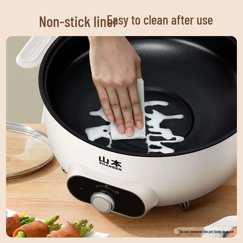 Yamamoto 6L Multi-Function Electric Hot Pot CN plug (adapter included)