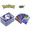 100 шт. Карты TCG Разноцветные Золотая Фольга Ассорти, Карты GX V- DX Charizard Обычные/Необычные Карты V-max Коллекция