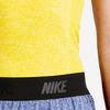 Nike Футболка с коротким рукавом и круглым вырезом с логотипом, женская, желтая 725662-741