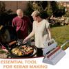 Ручная пластиковая машина для прессования кебабов - Многоразовая большая форма для шашлычных шампуров для вечеринки барбекю