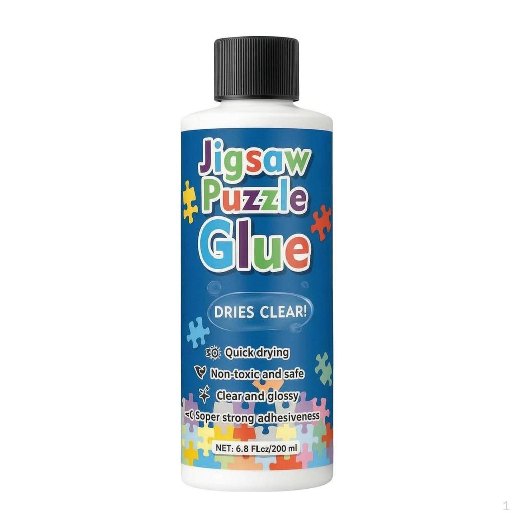 Клей для пазлов Винт Прозрачная крышка Сохранение поделок и аксессуаров для готовых пазлов