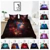 Starry Sky Bedding Cover Starlit Home Bed Set Polyester Quilt Cover Queen Size Bedding Children Adults Duvet Cover Set