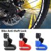 (Joy choose)Bicycle Disc Brake Lock Anti-Theft Wheel Security Lock with Plastic Frame & Key