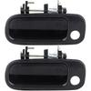 ECCPP Exterior Door Handles 1992-1996 for Toyota for Camry Outer Replacement Front Driver Left Door Handles 2pcs Black 6922033020, 77619