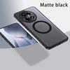 Ударопрочный акриловый чехол Magsafe для OnePlus Ace 5 Pro 3V 3 Pro Матовый прозрачный чехол для беспроводной зарядки для OnePlus 13R 12R Shell без желтизны