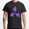 Мужская мода повседневные футболки с короткими рукавами Sting Ray circle Black Tees Classic Oversize T Shirts