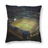 Michigan Stadium Big House Square Pillowcase Polyester Linen Velvet Printed Zip Decorative Pillow Case Sofa Cushion Cover