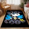 Snoopy Woodstock Friendship Floor Mat Design for Entryway Living Rooms Balcony Bedrooms Anti-slip Rug Decorate Offices