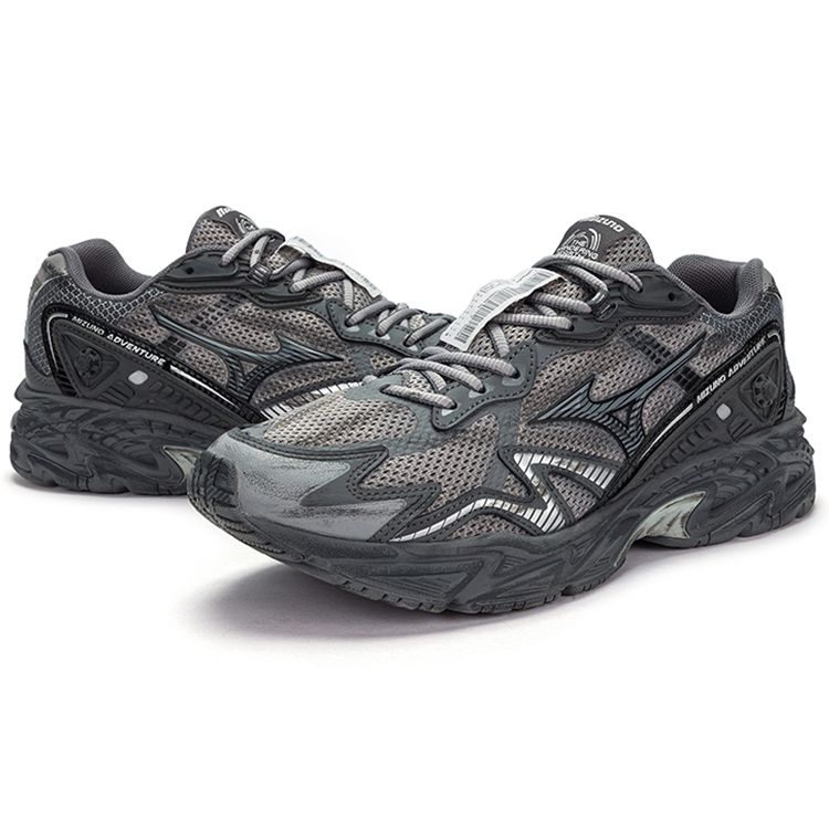 Mizuno Комикс Блуждающая Земля X Приключенческие Тви Удобные Ретро Трендовые Тканевые Кожаные Нескользящие Износостойкие Низкие Кроссовки для Бега D1GH231401