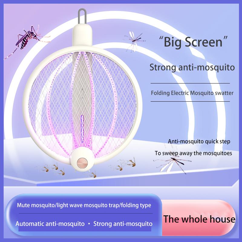 Модернизированная складная электрическая мухобойка для комаров Raquet Mata Mosquito Electrico USB перезарядка Tue Mouche de Electric Mosquito Zapper