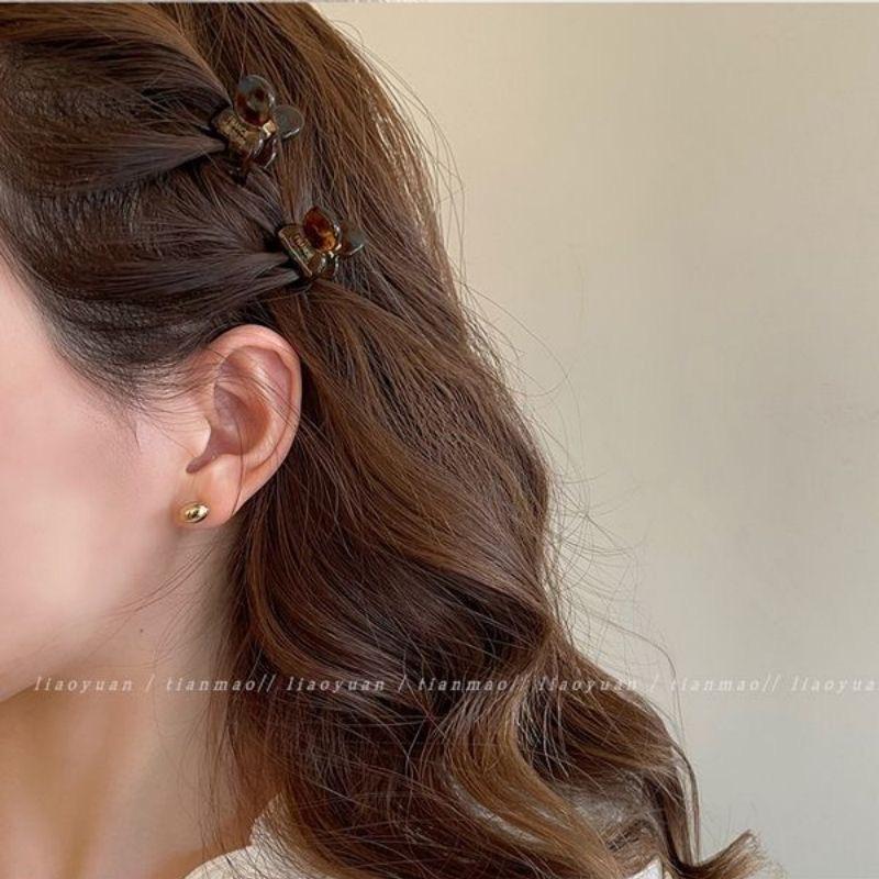 2 шт./пара Мини 2 см Ацетат Маленькие Заколки-крабики для волос Боковые заколки Ацетатные крабики для волос для девочек Милые заколки Женские аксессуары для волос