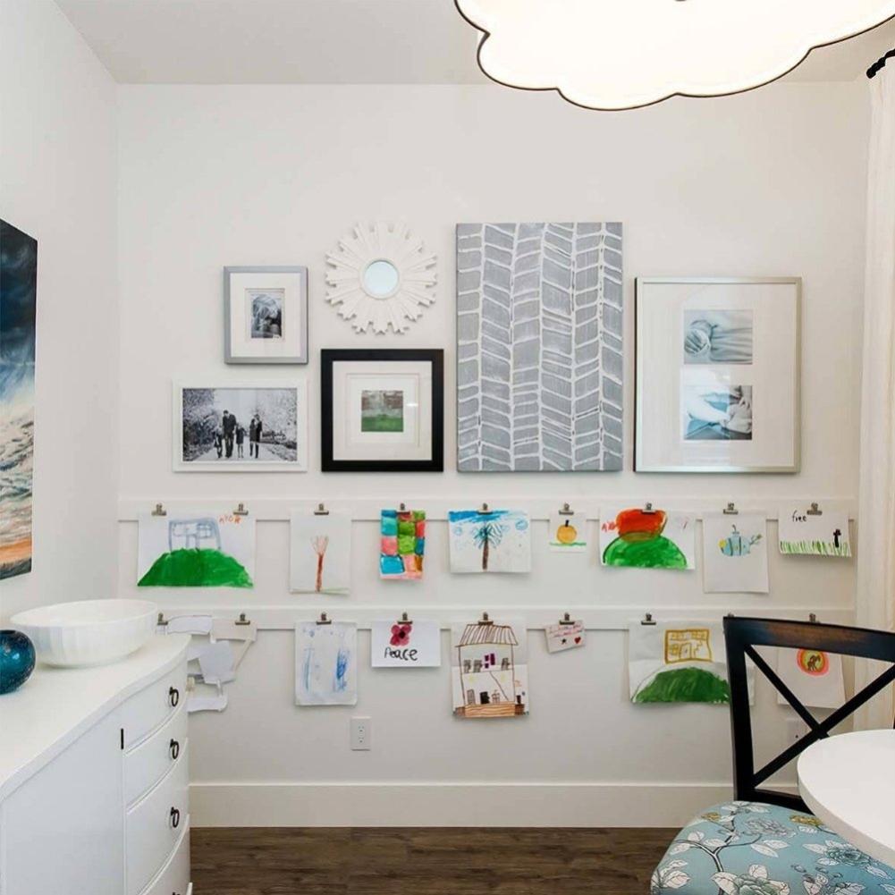 12PCS Stainless Steel Magnet Clips Scratch Free Refrigerator Safety Clip for Kitchen Office Organizing Decorating Fridge