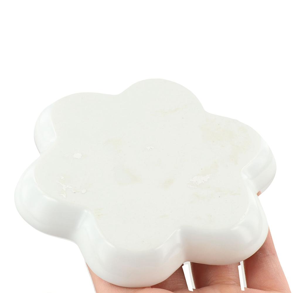 White Porcelain Palette Ceramic Plum Blossom Paint Plate Traditional Mixing Colour Tray for Artist