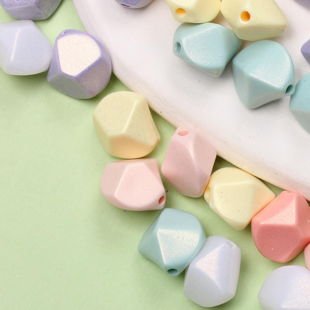 Макароны цветные с отверстием ювелирные изделия аксессуары ремесла DIY многоцветные 10 шт геометрия браслет ожерелье изготовление модные акриловые свободные бусины