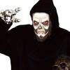 Черная мантия Косы Смерти Косплей костюм для взрослых с капюшоном Идеально для Хэллоуина
