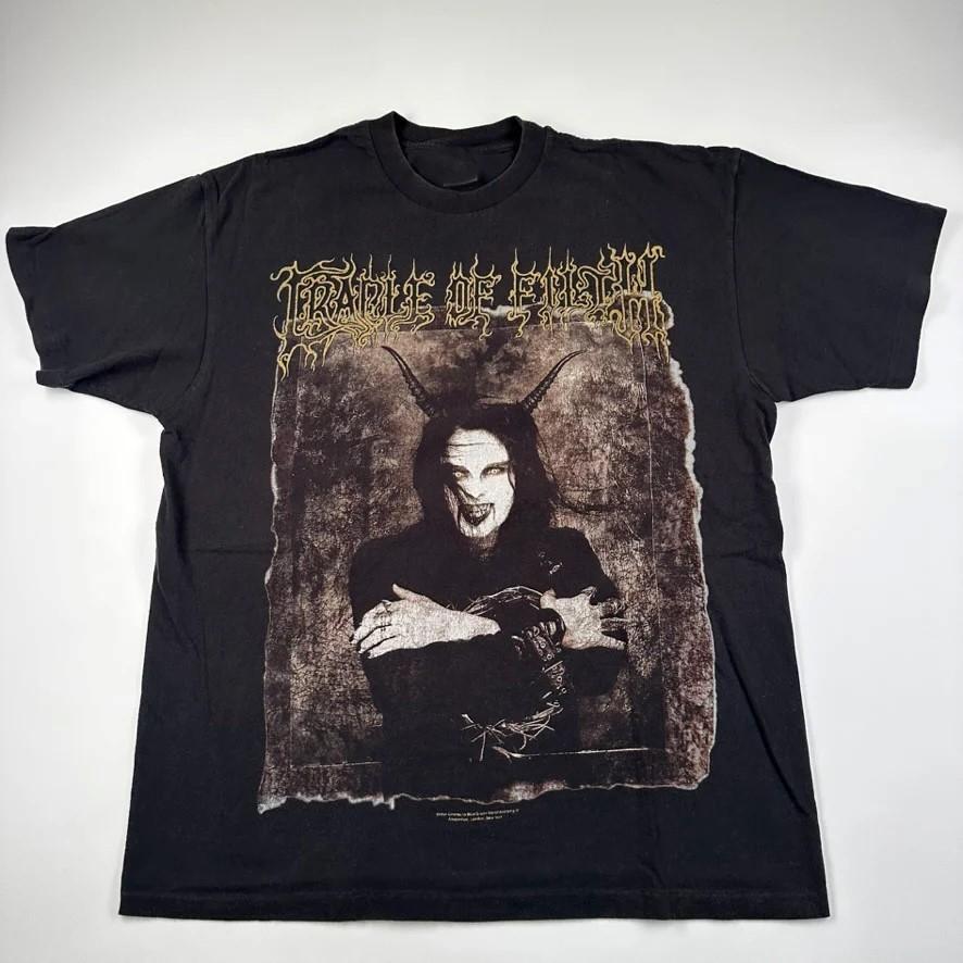 НОВАЯ Футболка Cradle Of Filth Черная Хлопковая Все размеры S-5XL Унисекс Рубашка DS407 Унисекс Футболка