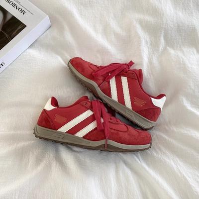 Женские осенние новые дышащие удобные спортивные туфли на плоской подошве со шнуровкой для студенток, для спорта и отдыха