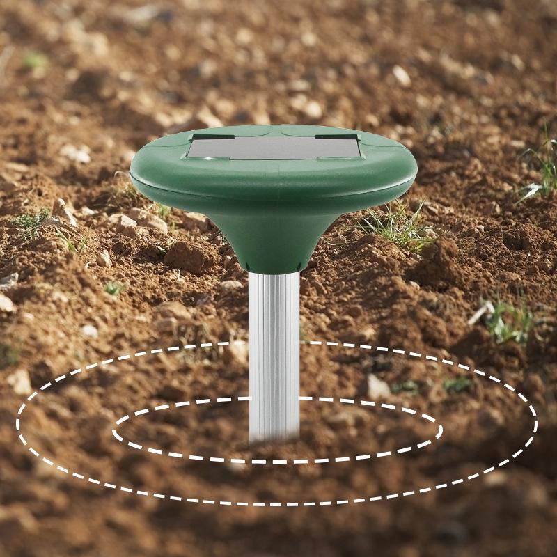 Outdoor Solar Mouse Repeller Sonic Mole Repeller Animal Repeller Lawn Garden Snake Repeller