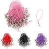 1Pc Keychains Jewelry Findings Lanyard Cords Cell Phone Braided DIY Rope Key Rings Mobile Clasp
