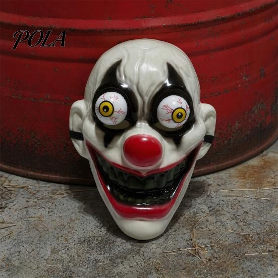 Resistant to Falling Halloween Mask Horror Full Face with Protruding Bloodshot Eyeballs, Scary Party Creepy Secret Room Script Prop for Adult Cosplay