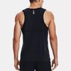 Under Armour Solid Logo Slim-Fit Breathable Running Tank Top Men Tops Black 1361468-001