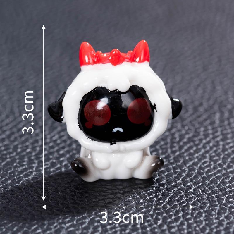 New Micro Landscape Creative Halloween Ornament Reaper Demon Cat Figure DIY Desktop Ornament Accessories