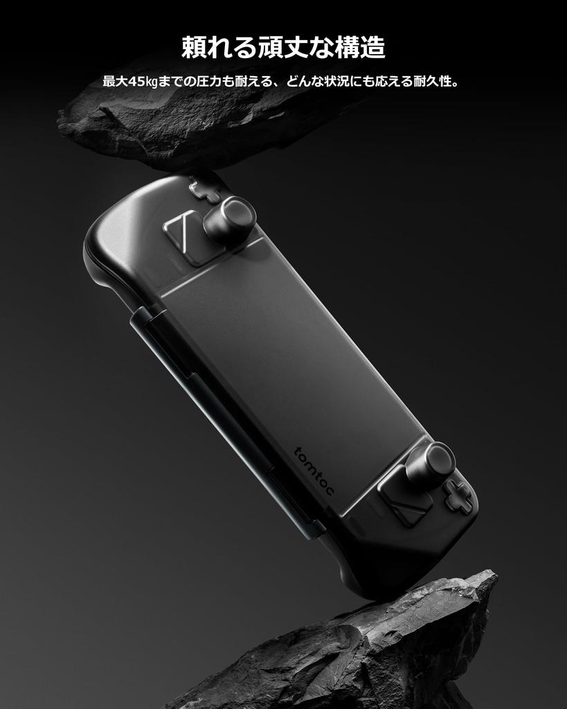 Совместимая модель Steam Deck OLED Защитный чехол Tomtoc Steam Deck Жесткий чехол для хранения Протестированный на падение Чехол для переноски Пылезащитный, влагозащищенный Зарядка USB Type C