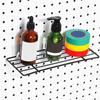 10Pcs Storage Rack Organizer Hole Board Hook Hardware Tool Pegboard Hook Durable Oblique Hanger