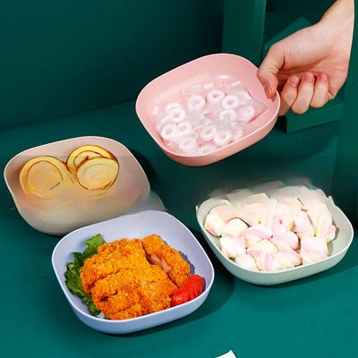 Домашняя тарелка с сухофруктами в европейском стиле Фруктовая тарелка Новогодняя тарелка с семенами дыни Квадратная тарелка с конфетами Салат Гарнир