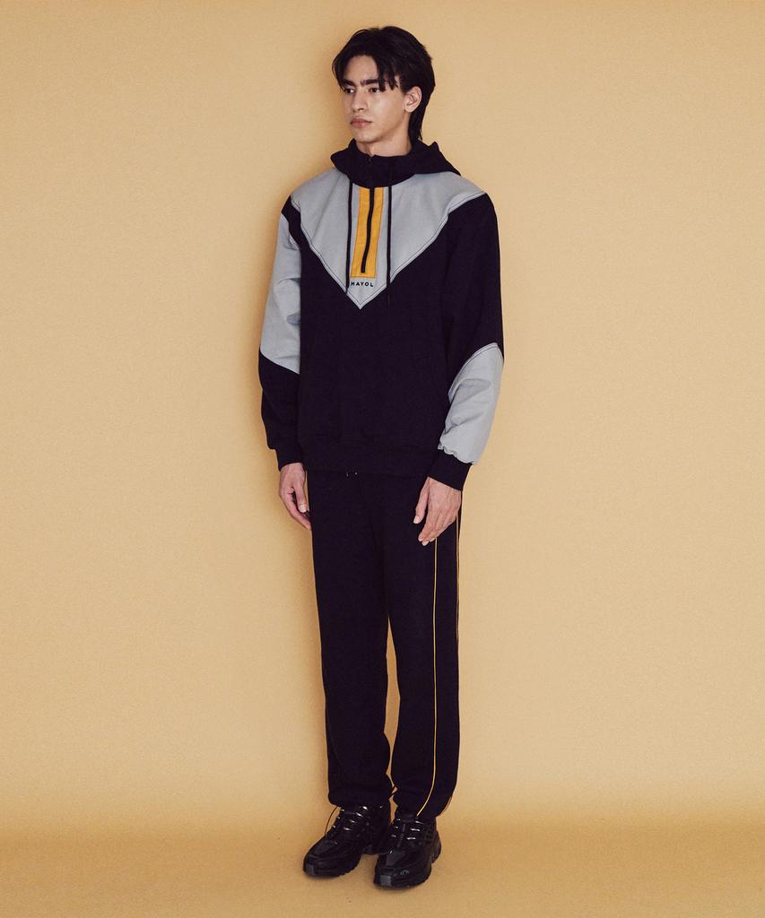 Mayol Color Block Anorak Hoodie (Men'S)_Dark Navy