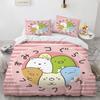 Аниме кавайный мультфильм Sumikko Gurashi комплект постельного белья для мальчиков и девочек Twin Queen Size пододеяльник наволочка кровать дети взрослые