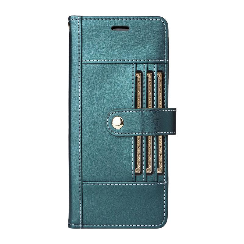 Кожаный чехол-книжка для Xiaomi Redmi 14C 4G 5G 13C 12C 11A, чехлы с откидной крышкой, всесторонний, деловой, снаружи 6 слотов для карт