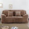 Thicken Plush Elastic Sofa Covers for Living Room Sectional Corner Furniture Slipcover Couch Cover 1/2/3/4 Seater Solid Color