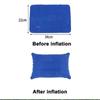 Portable Fold Inflatable Air Pillow Outdoor Travel Sleeping Camping PVC Neck Stretcher Backrest Plane Comfortable Pillow
