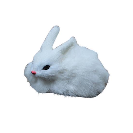 Прекрасная имитация животных кукла кролик плюшевая спальная мягкая игрушка детский подарок декор