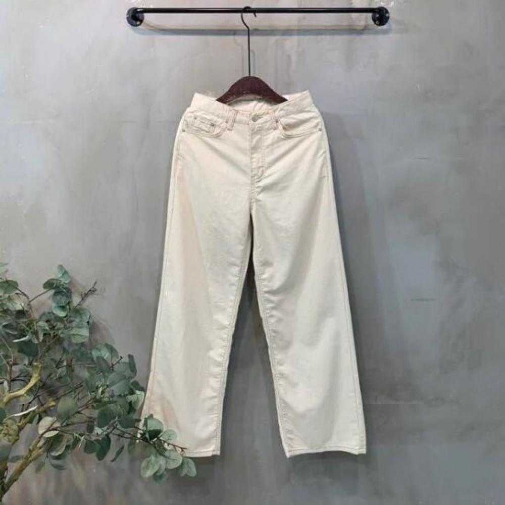 C S In The Room Men baSiC Straight Wide Cotton pantS One Color