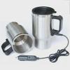 450ml 12V Stainless Steel Car Heating Cup with Double-Layer Insulation
