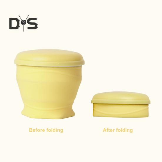 Силиконовая складная кружка для воды со шнурком 180 мл, многоразовая портативная кружка для питья с широким горлом, легкая складная емкость для питья для путешествий на открытом воздухе